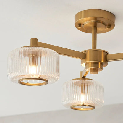 Stamford Ceiling Light - Brushed Aged Brass