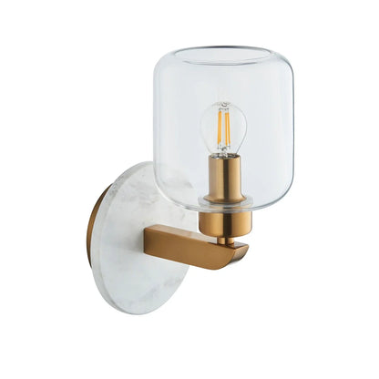 Travi Volakas Marble Wall Light - White