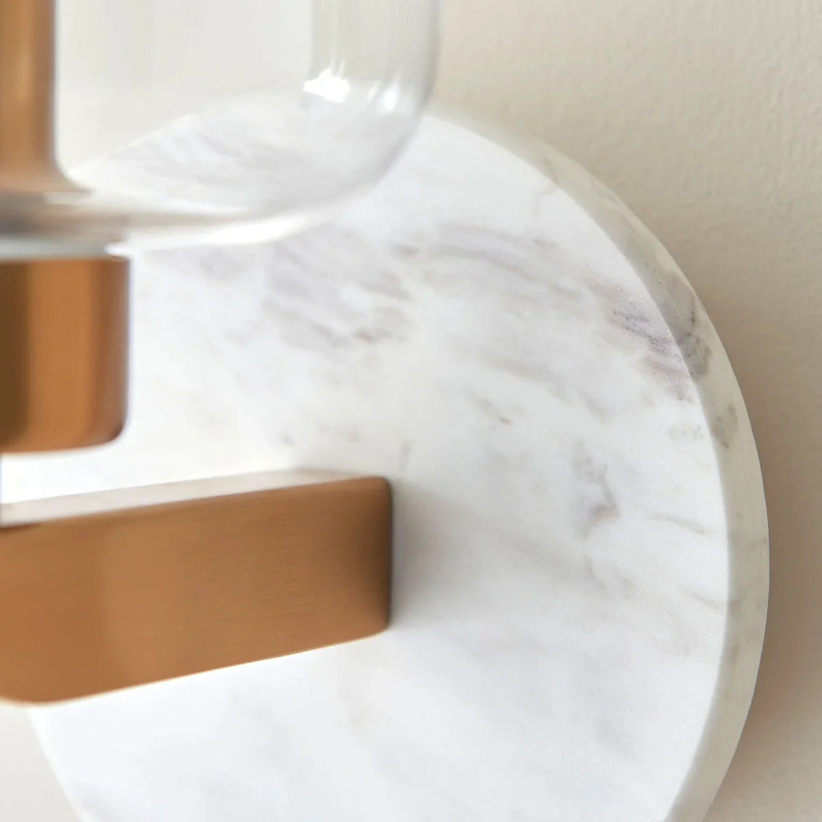 Travi Volakas Marble Wall Light - White