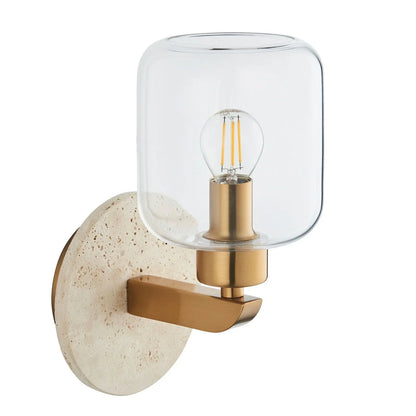 Travi Travertine Wall Light - Natural
