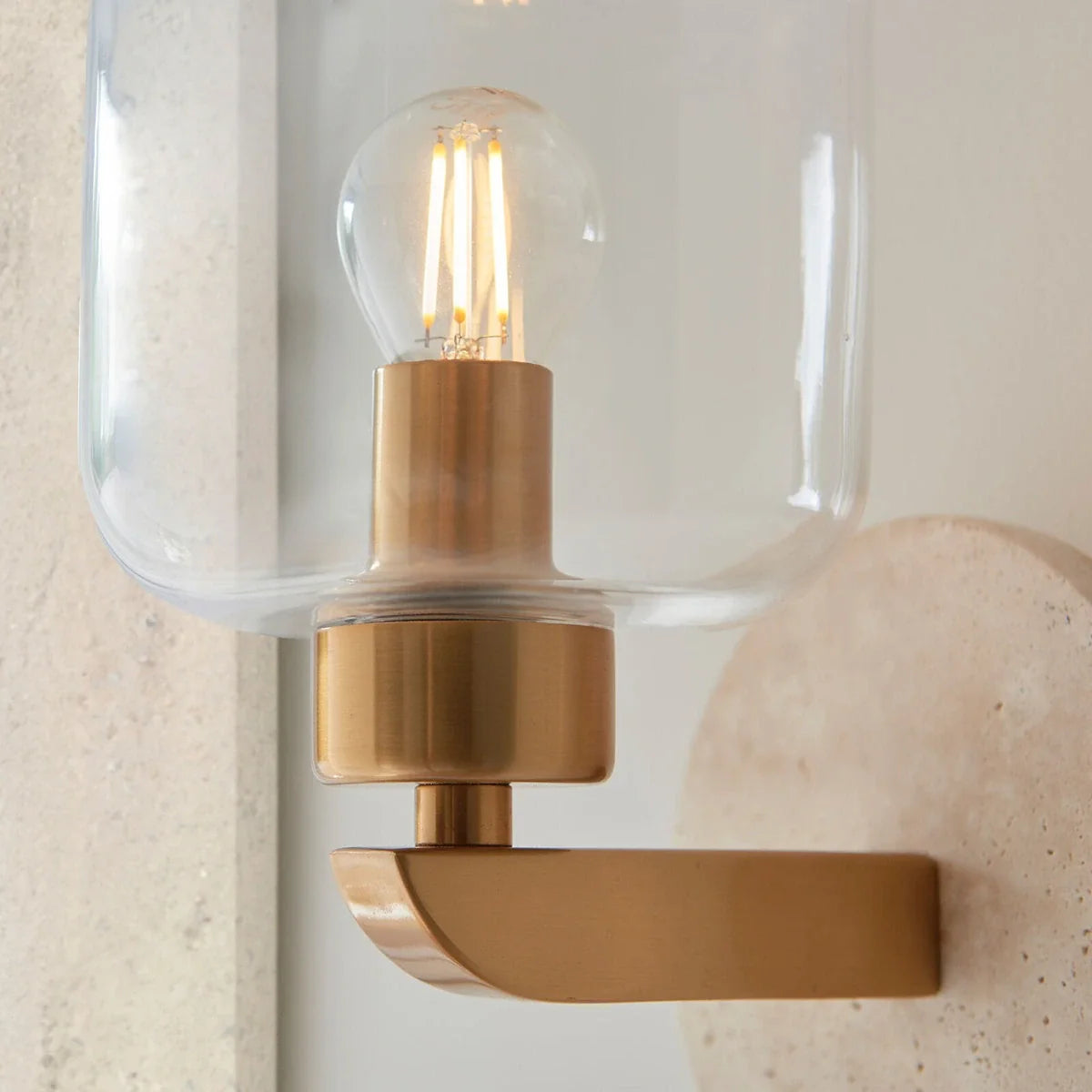 Travi Travertine Wall Light - Natural