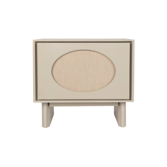 Twin Side Table / Bedside Table - Beige