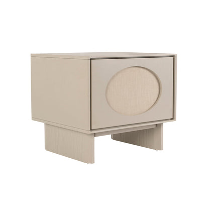 Twin Side Table / Bedside Table - Beige