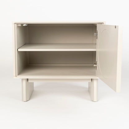 Twin Side Table / Bedside Table - Beige
