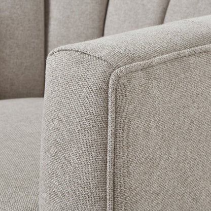 Lily Swivel Chair - Oatmeal Twill
