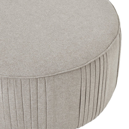 Lily Swivel Ottoman - Oatmeal Twill