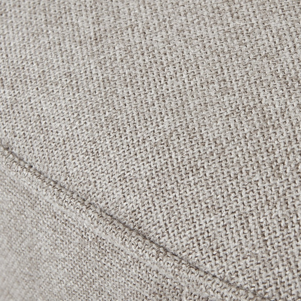Lily Swivel Ottoman - Oatmeal Twill