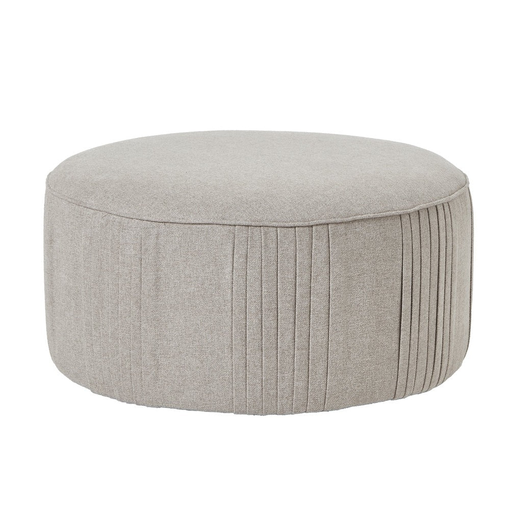 Lily Swivel Ottoman - Oatmeal Twill