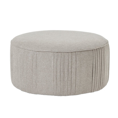 Lily Swivel Ottoman - Oatmeal Twill