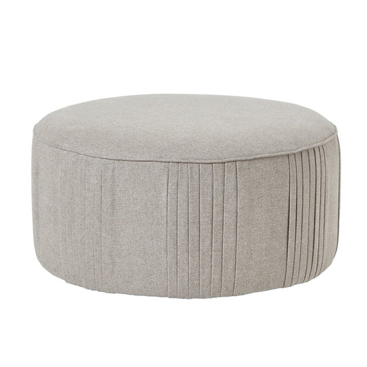 Lily Swivel Ottoman - Oatmeal Twill
