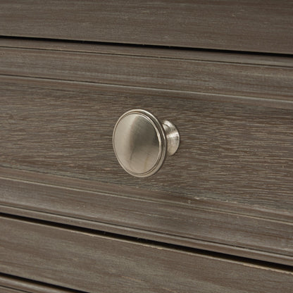 The Serene Collection 3 Drawer Bedside Table - Grey