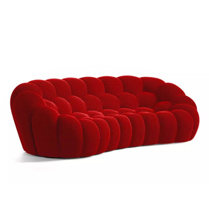 Compressed Bubble Sofa in Vibrant Red – Lumo Design