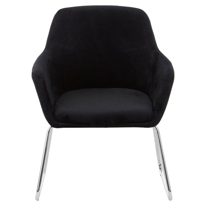 Stockholm Fabric Chair - Black