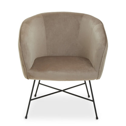 Stockholm Velvet Chair - Mink