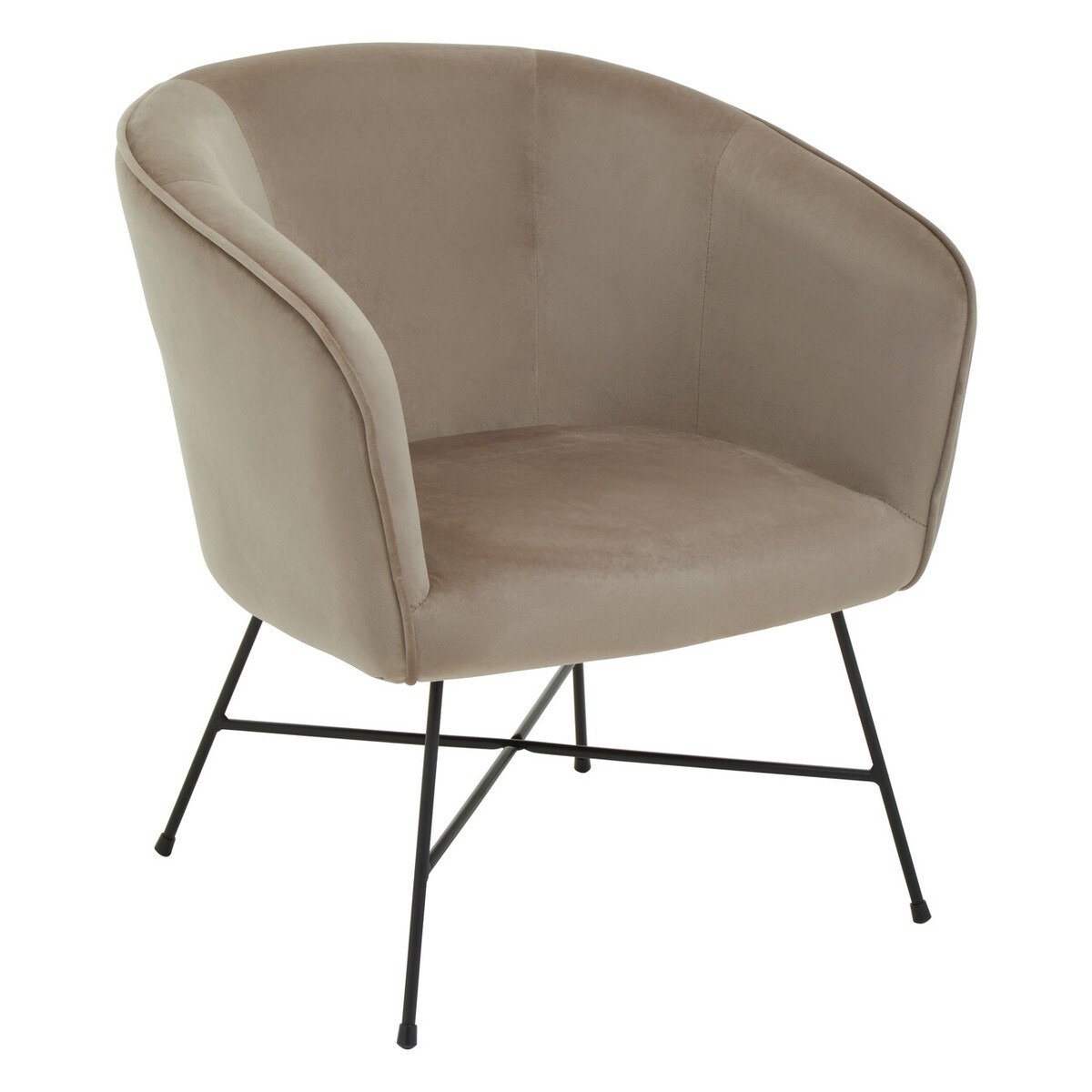 Stockholm Velvet Chair - Mink