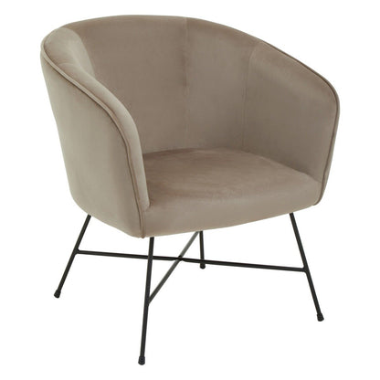 Stockholm Velvet Chair - Mink