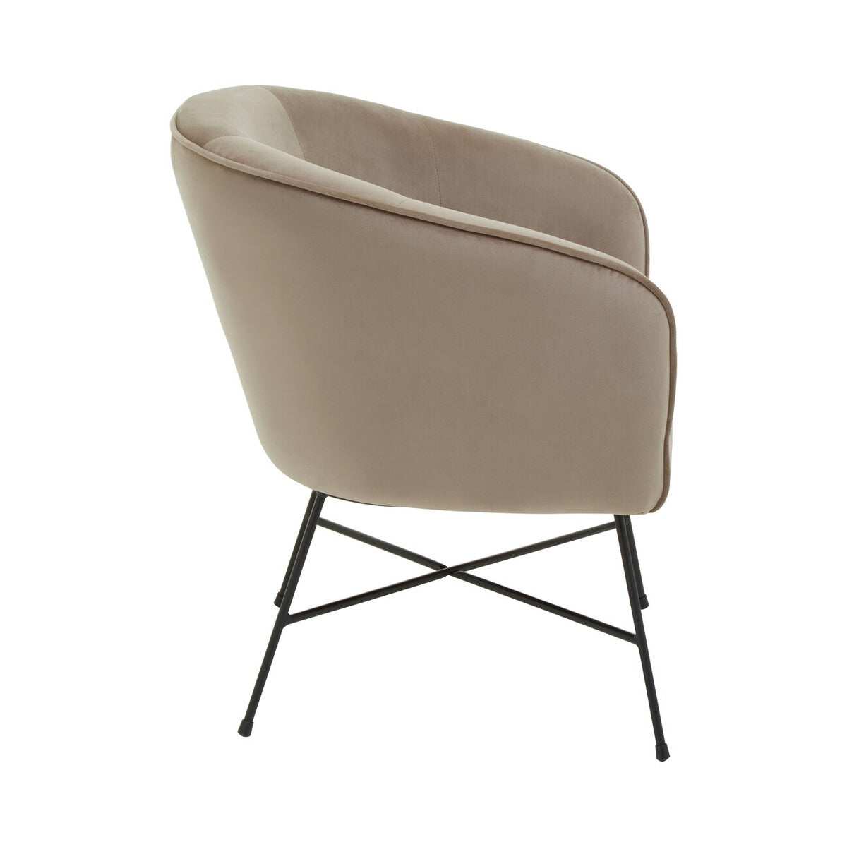 Stockholm Velvet Chair - Mink