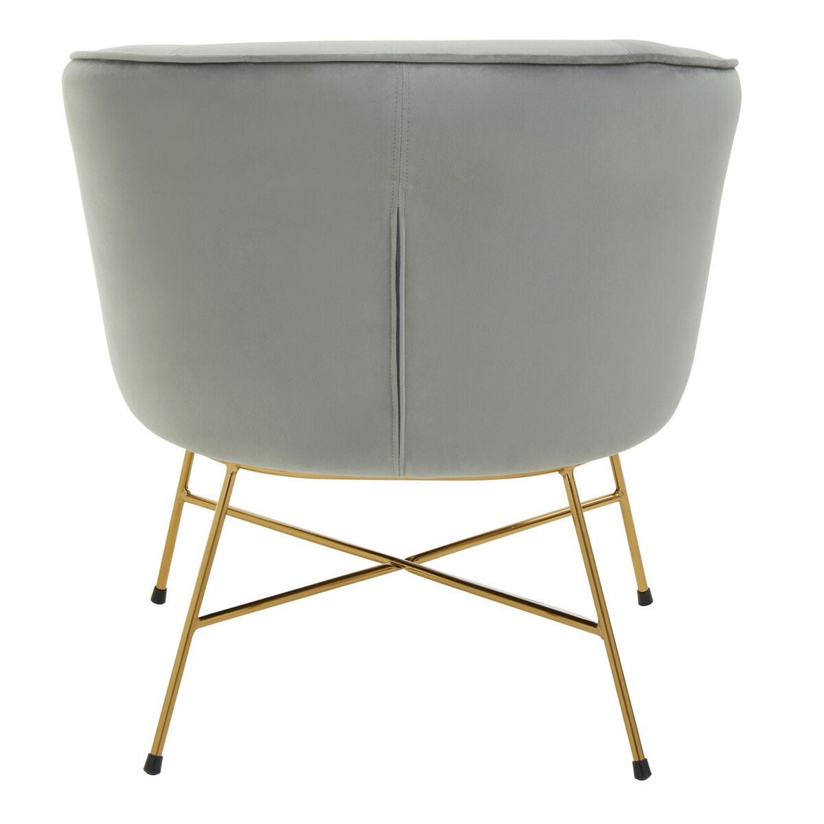 Stockholm Chair - Grey & Metal Frame
