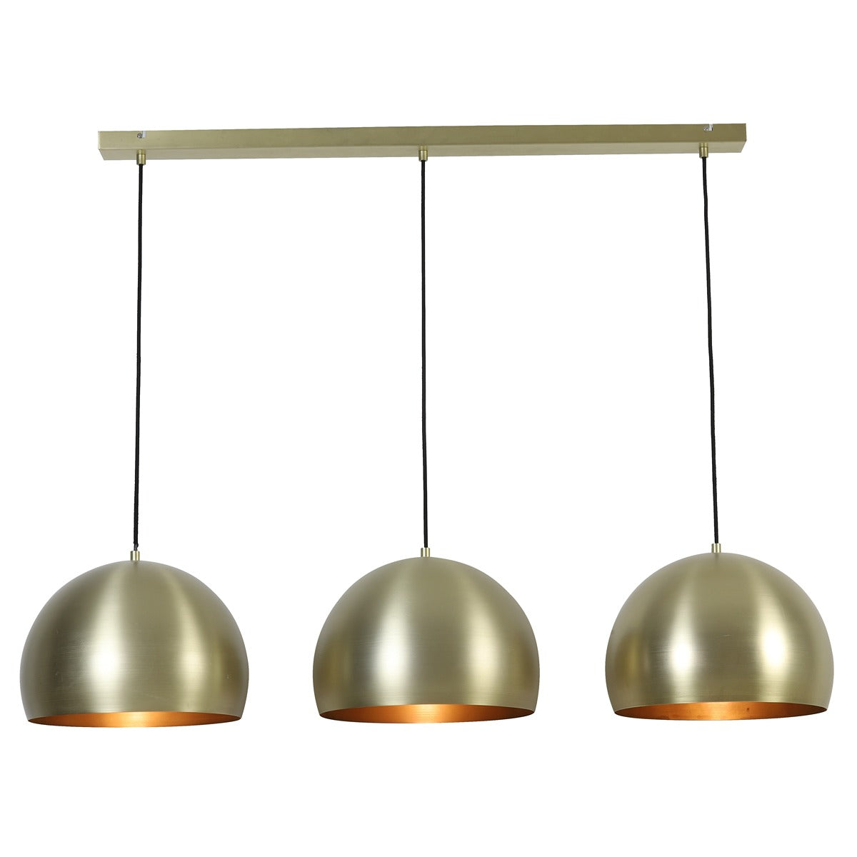 Jaicey 3 Light Pendant Light - Matte Gold