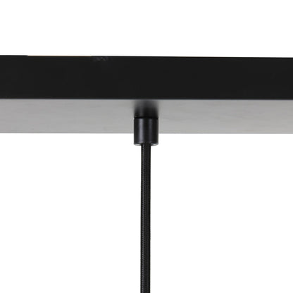 Rakel 5 Light Pendant Light - Antique Bronze & Smoked Glass