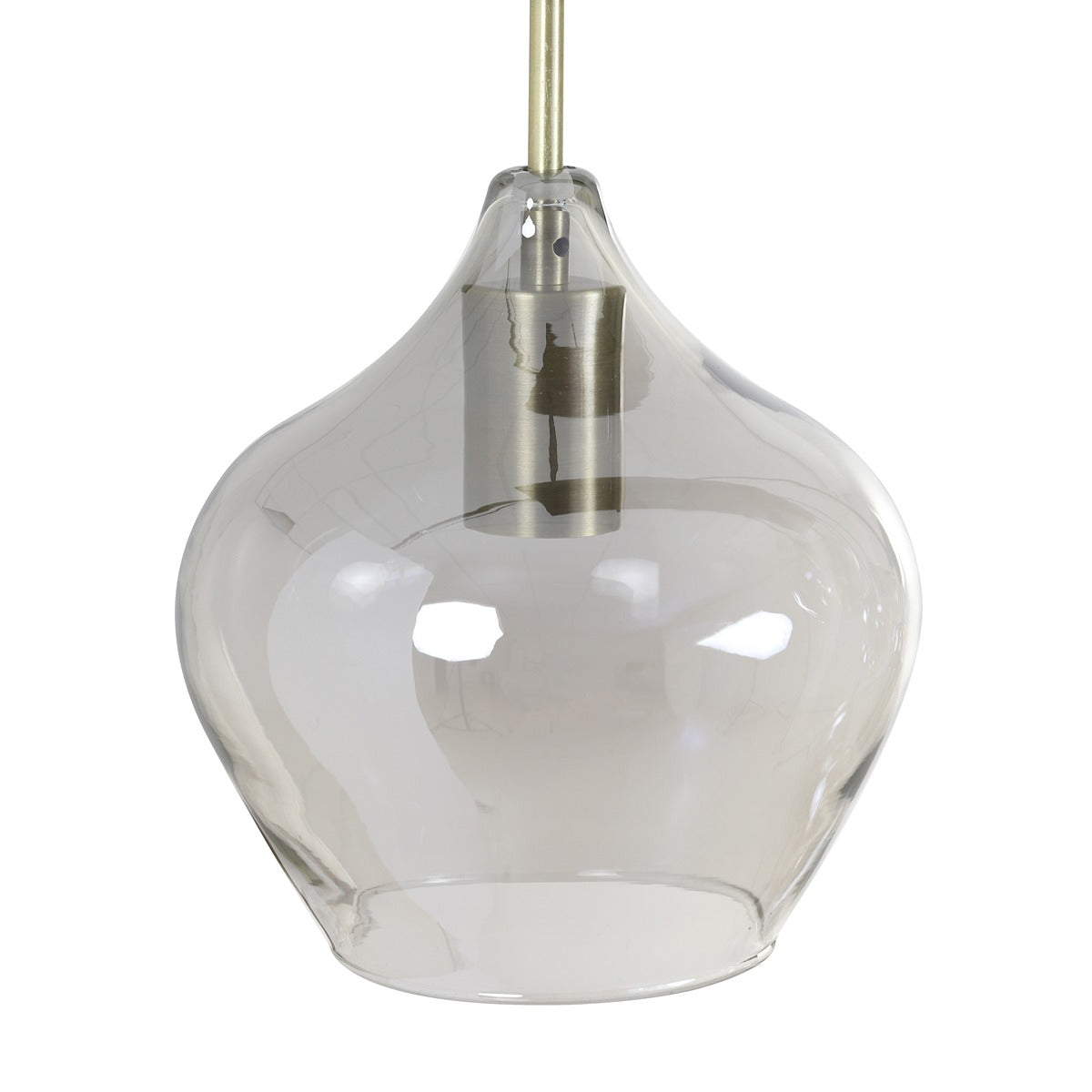 Rakel 10 Pendant Light - Antique Bronze & Smoked Glass