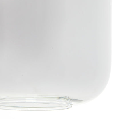 Lekar 5 Light Pendant Light - Black & Smoked Glass