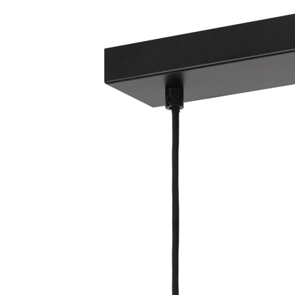 Lekar 5 Light Pendant Light - Antique Bronze & Smoked Glass