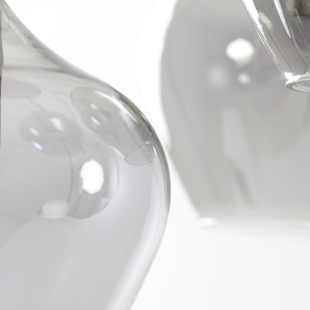 Rakel 5 Pendant Light - Antique Bronze & Smoked Glass