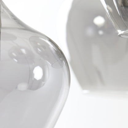 Rakel 5 Pendant Light - Antique Bronze & Smoked Glass