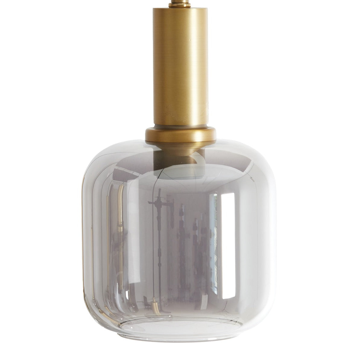 Lekar 9 Pendant Light - Antique Bronze & Smoked Glass