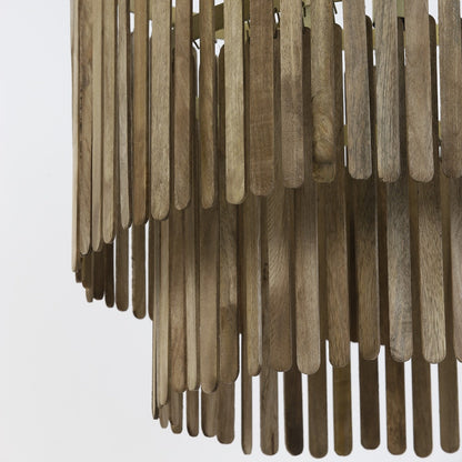 Gularo Wooden Pendant Light - Bronze