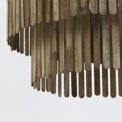 Gularo Wooden Pendant Light - Bronze