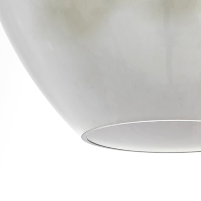 Mayson Pendant Light - Matte Black & Smoked Glass