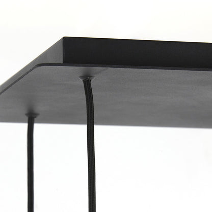 Mayson Pendant Light - Matte Black & Smoked Glass