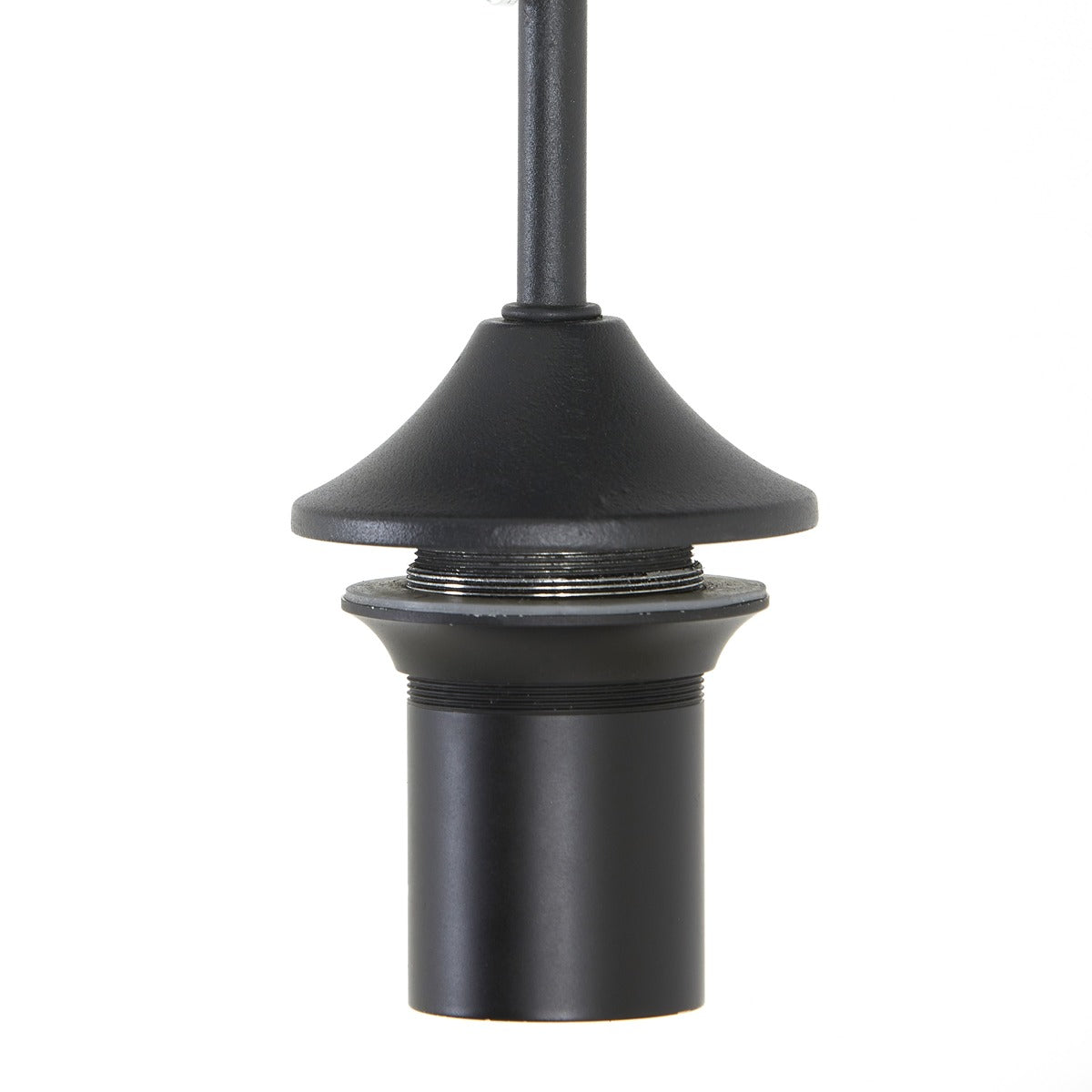 Mayson Pendant Light - Matte Black & Smoked Glass
