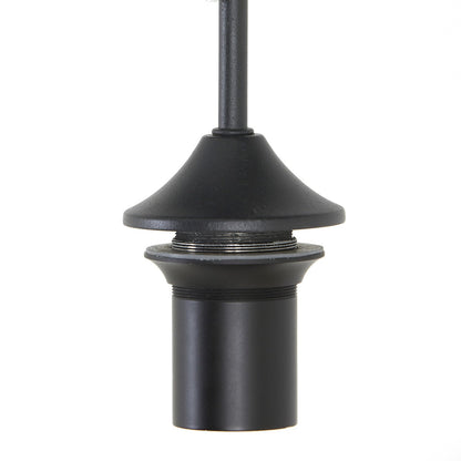 Mayson Pendant Light - Matte Black & Smoked Glass