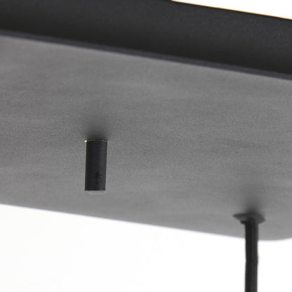 Mayson Pendant Light - Matte Black & Smoked Glass