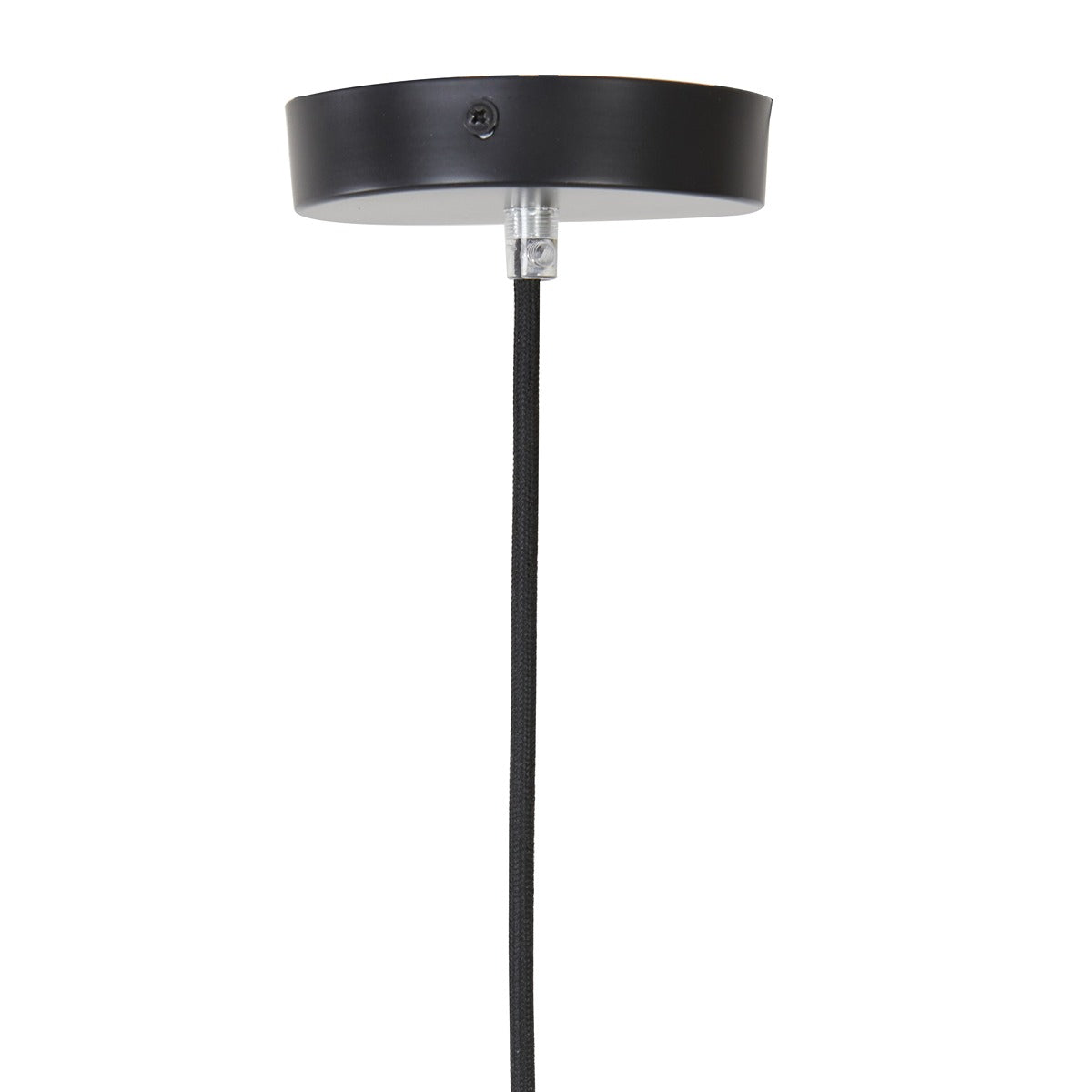 Medina Pendant Light - Black & Rainbow Glass