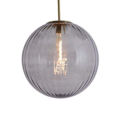Magdala Pendant Light - Gold & Light Grey