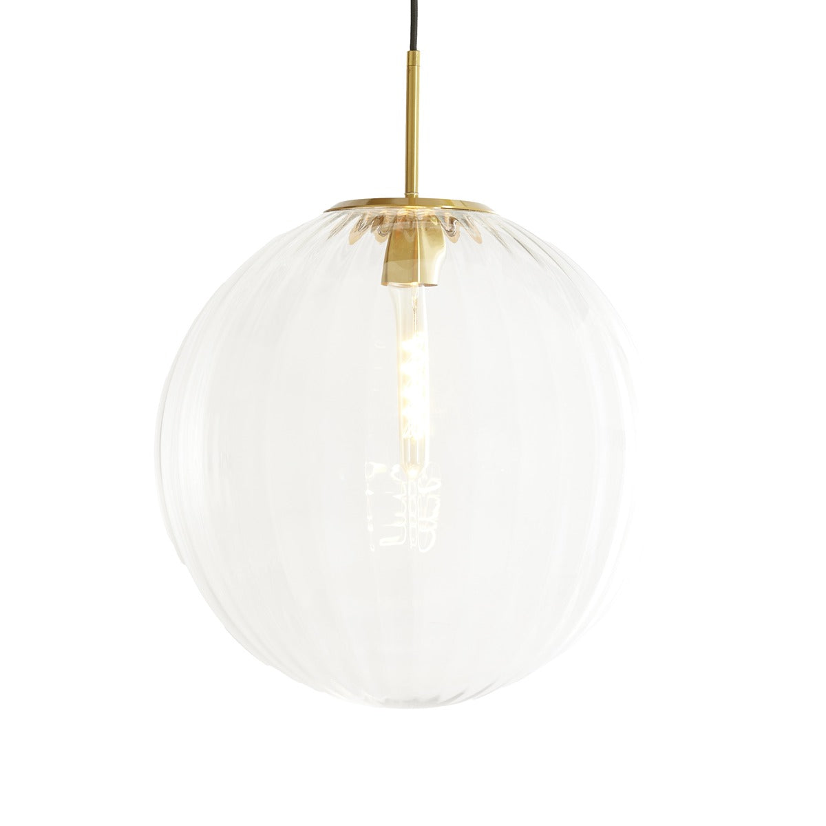 Magdala Pendant Light - Gold & Clear
