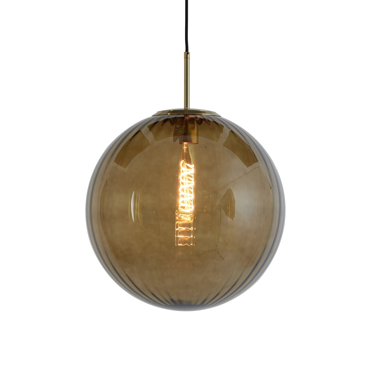 Magdala Pendant Light - Gold & Brown