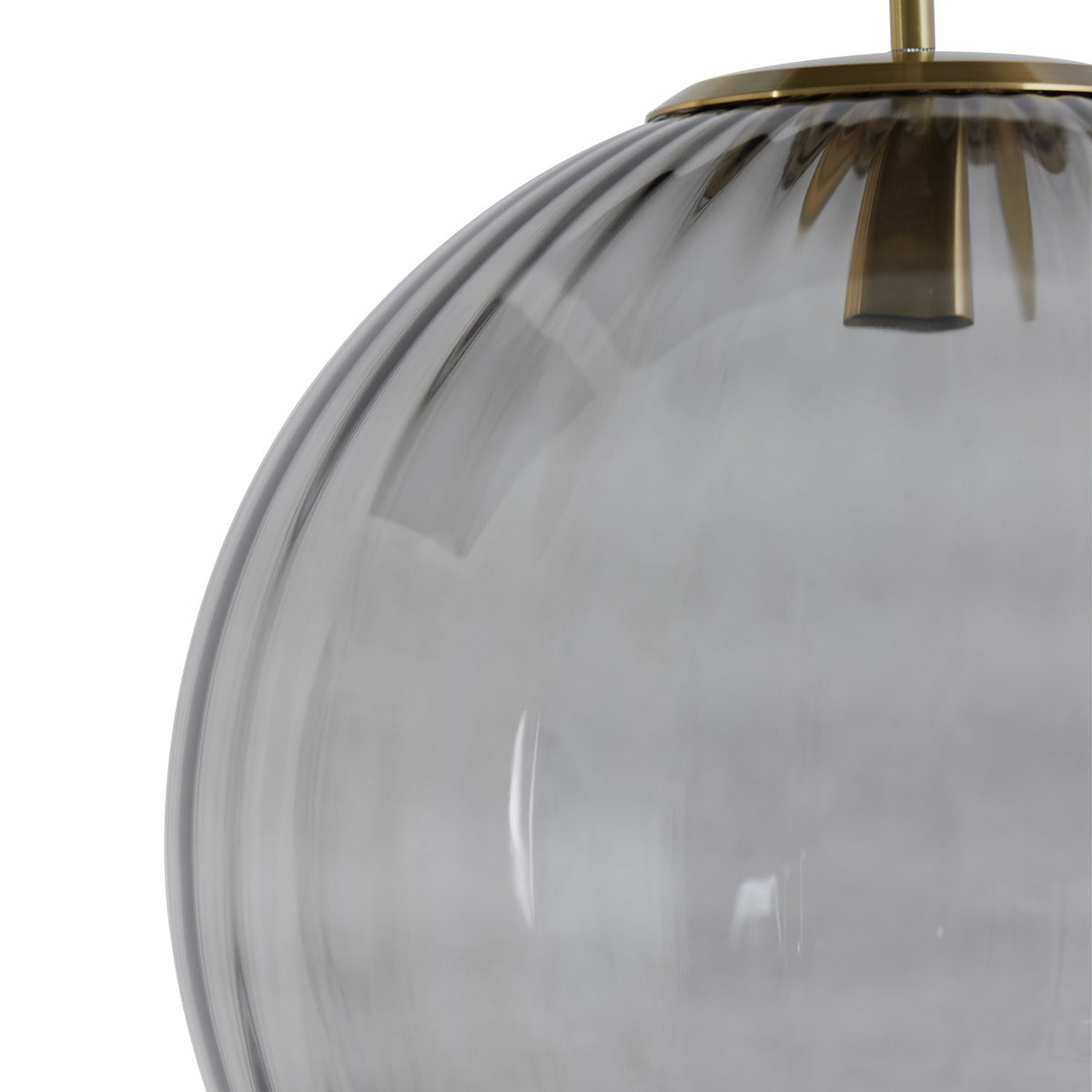 Magdala Pendant Light - Gold & Light Grey