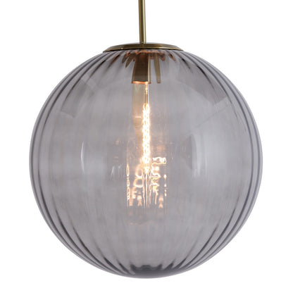 Magdala Pendant Light - Gold & Light Grey