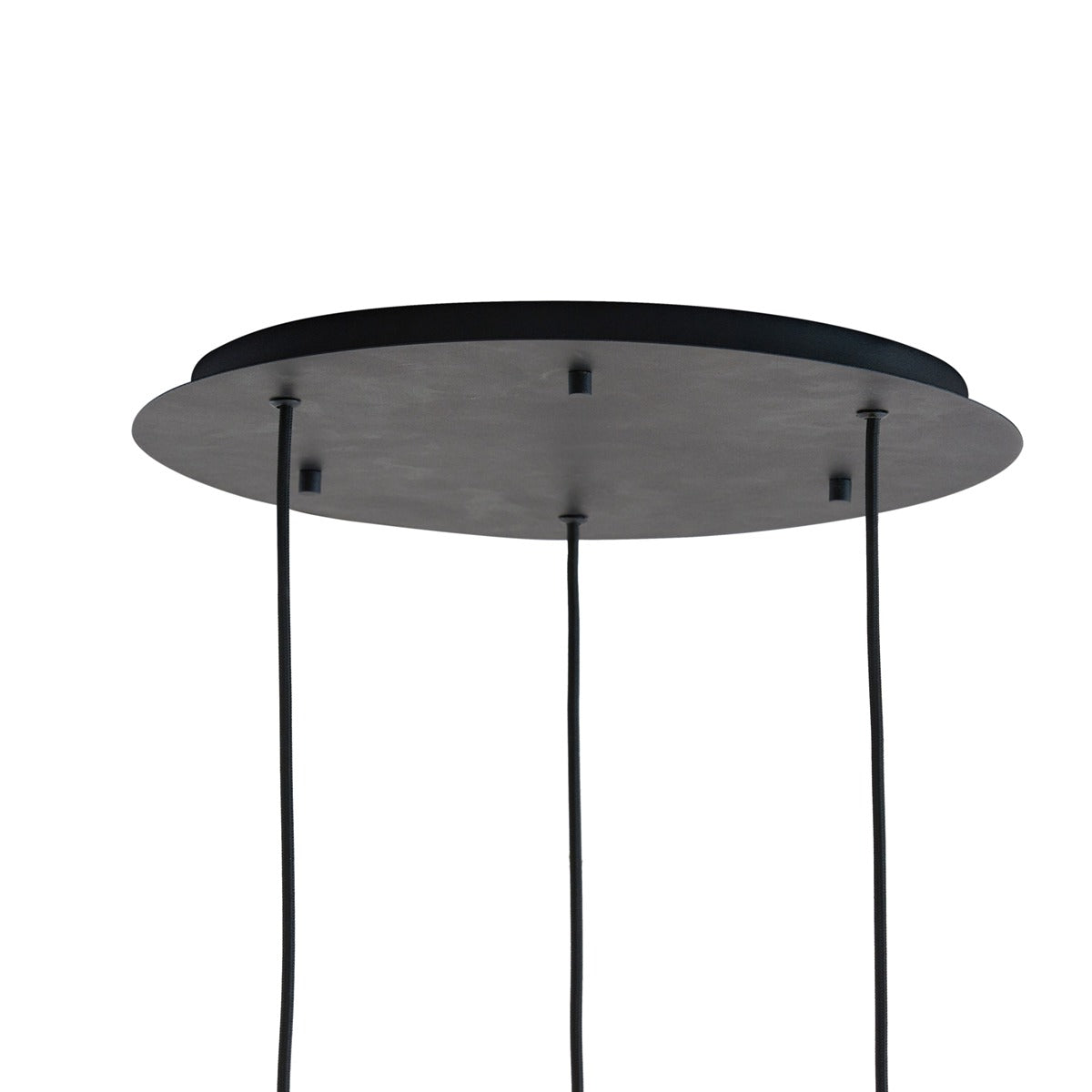 Mayson 3 Light Pendant Light - Matte Black & Smoked Glass