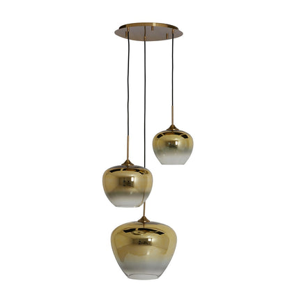 Mayson 3 Light Pendant Light - Gold