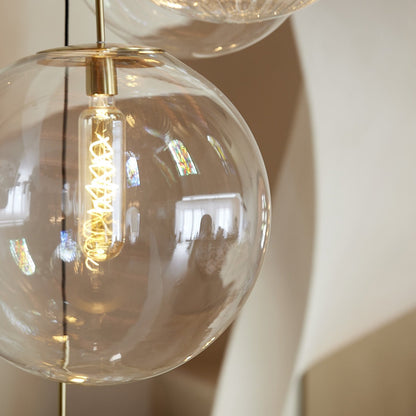 Medina Pendant Light - Antique Bronze & Clear