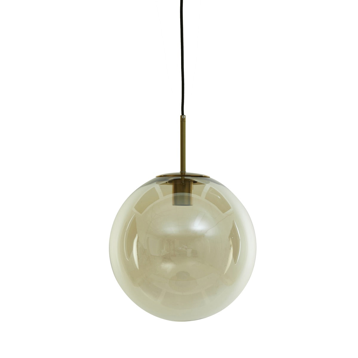 Medina Pendant Light - Antique Bronze & Amber