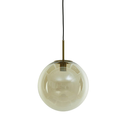 Medina Pendant Light - Antique Bronze & Amber