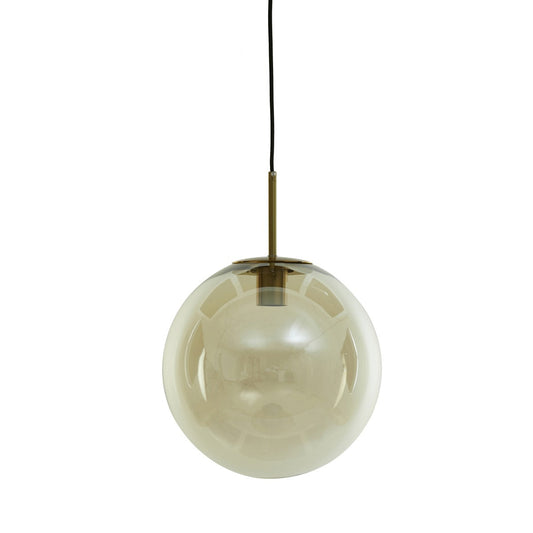 Medina Pendant Light - Antique Bronze & Amber