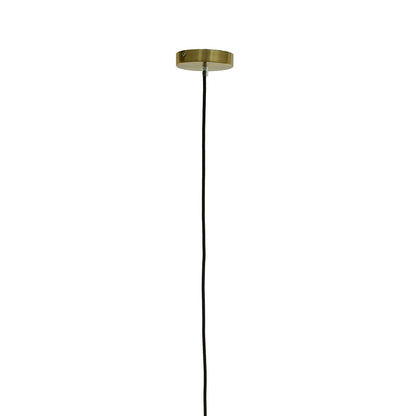 Medina Pendant Light - Antique Bronze & Amber